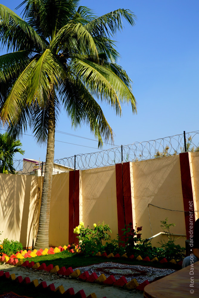 An oasis of beauty for the Mahima girls must be lined with barbed wire.