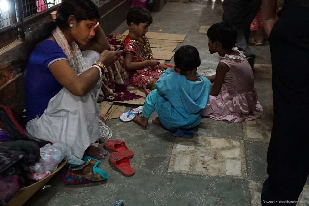 Even on the streets of Kolkata, kids are buried in their cell phones.
