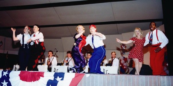 4th of July Performance with my dance group, 